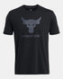 Under Armour tshirt for man אנדר ארמור חולצת טישרט פרוג'קט רוק בצבע שחור
